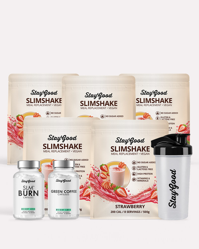 Slimshake 5-pack med shaker